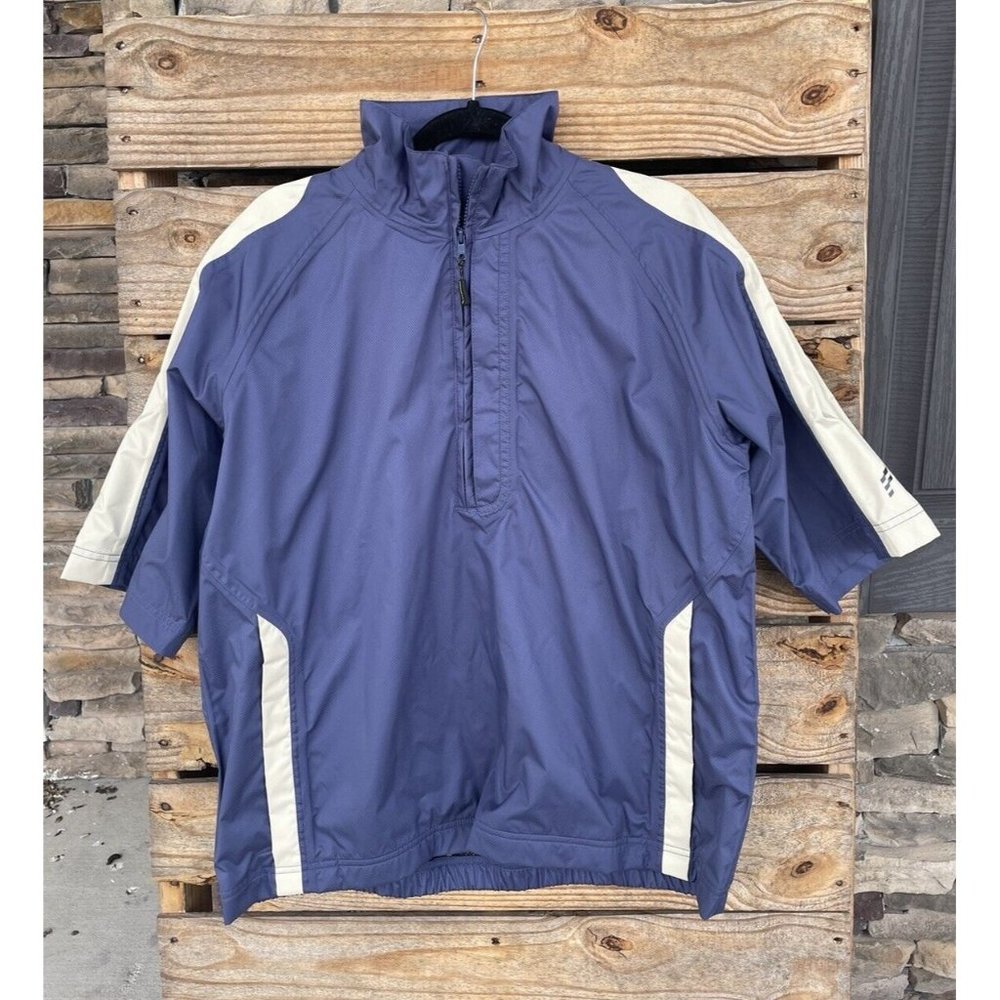 FORRESTER'S‎ Golf Jacket Men’s S/S Windbreaker Waterproof Stormtex  Blue Sz M